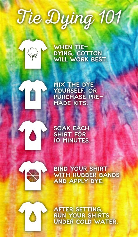 Tie Dye Wash Instructions Printable